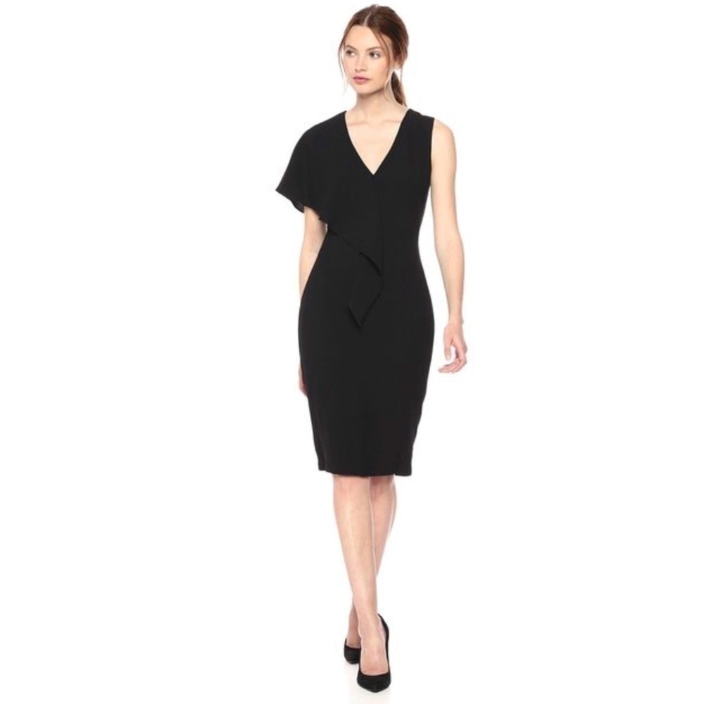 Black Halo Black Kora Sheath dress size 2 NWT